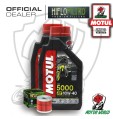 KIT TAGLIANDO 2 LT OLIO MOTUL 5000 10W40 FILTRO Suzuki AN 400 Burgman Winter 