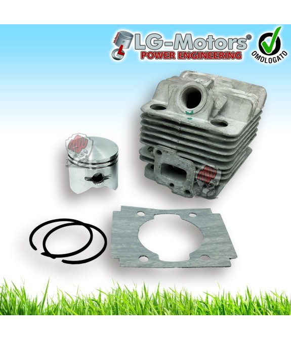 KIT CILINDRO GRUPPO TERMICO COMPLETO DECESPUGLIATORE POTATORE DA 25 CC PICCOLO