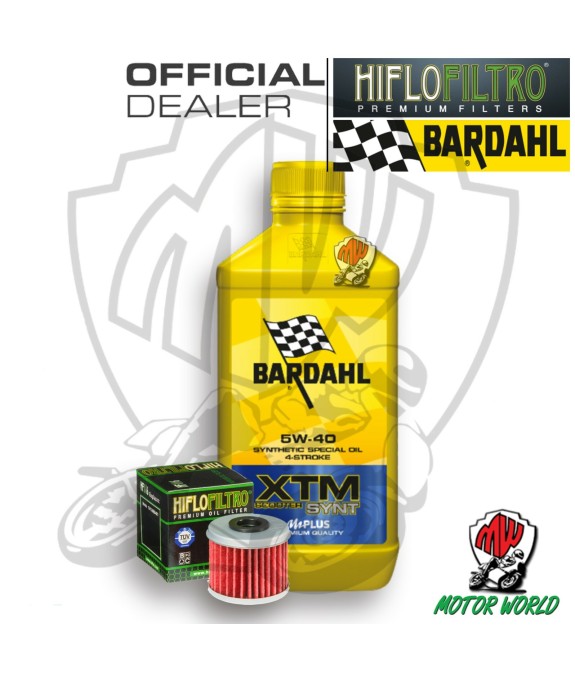 KIT TAGLIANDO 1 LT OLIO BARDAHL XTM 5W40 FILTRO Polaris 325 Ranger ETX 2016