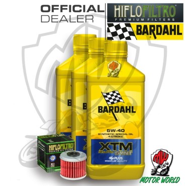 KIT TAGLIANDO 3 LT OLIO BARDAHL XTM 5W40 FILTRO  Polaris 325 Ranger ETX 2016