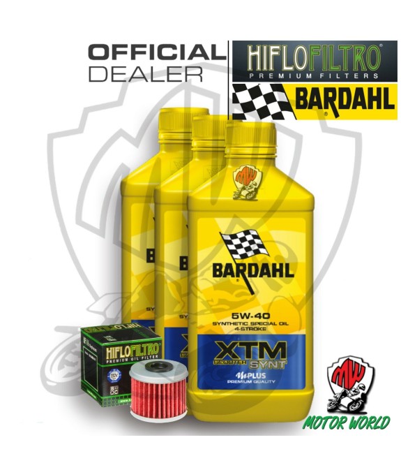 KIT TAGLIANDO 3 LT OLIO BARDAHL XTM 5W40 FILTRO  Polaris 325 Ranger ETX 2016