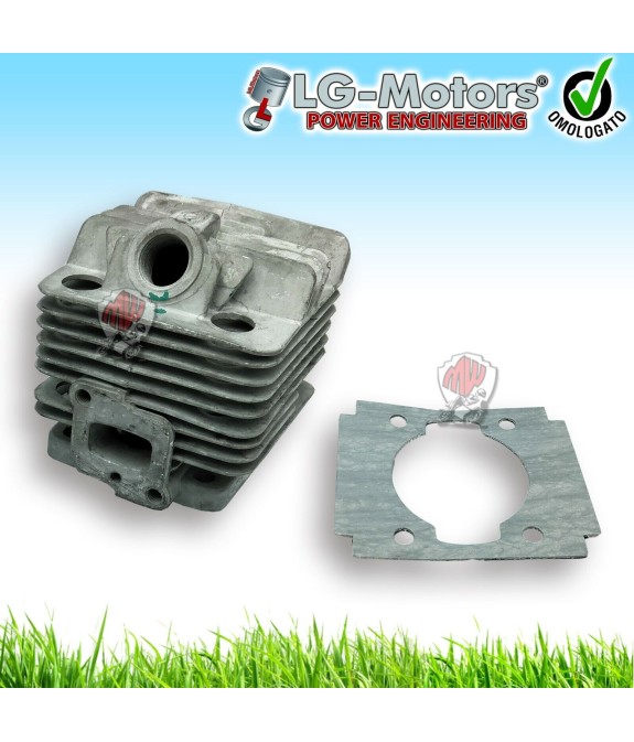 KIT CILINDRO + GUARNIZIONE GRUPPO TERMICO DECESPUGLIATORE POTATORE 25 CC 