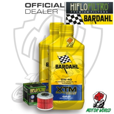 KIT TAGLIANDO 2 LT OLIO BARDAHL XTM 5W40 FILTRO Polaris 325 Ranger ETX 2016