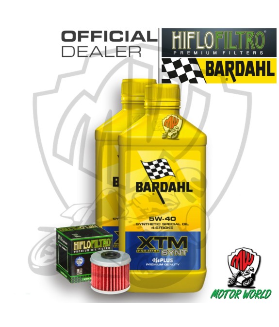 KIT TAGLIANDO 2 LT OLIO BARDAHL XTM 5W40 FILTRO Polaris 325 Ranger ETX 2016