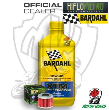 KIT TAGLIANDO 1 LT OLIO BARDAHL XTM 10W40 FILTRO  Polaris 325 Ranger ETX 2016