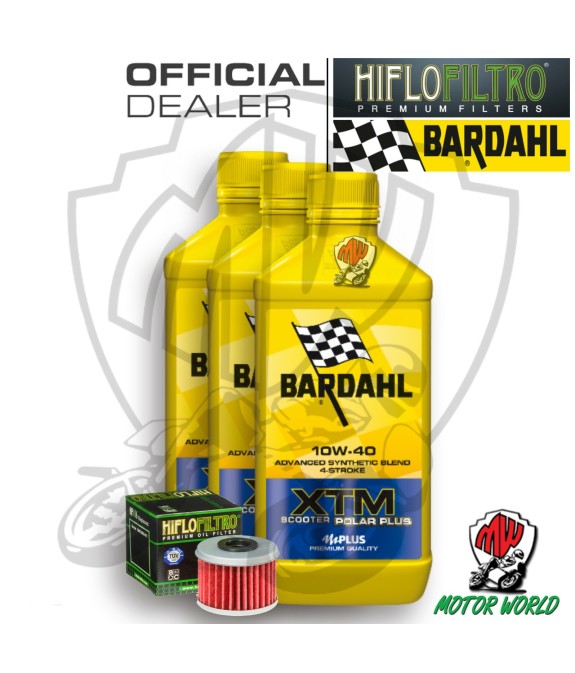KIT TAGLIANDO 3 LT OLIO BARDAHL XTM 10W40 FILTRO Honda  CRF 450 RWE-M Works 