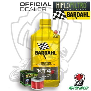 KIT TAGLIANDO 1 LT OLIO BARDAHL XT4S 10W50 FILTRO  Honda CRF 450 RWE-L Works 