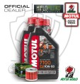 KIT TAGLIANDO 2 LITRI OLIO MOTUL 7100 10W60 FILTRO Suzuki AN 400 Burgman Winter