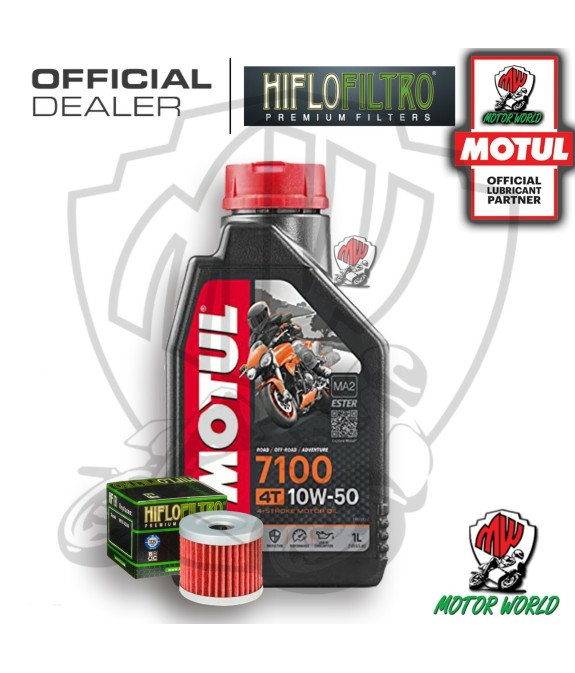 KIT TAGLIANDO 1 LITRO MOTUL 7100 10W50 FILTRO Suzuki AN 400 Burgman Winter 