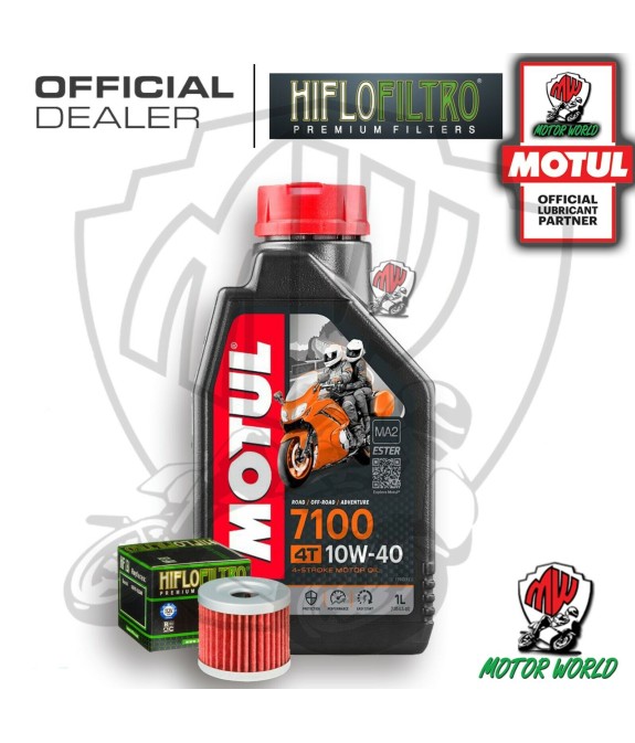 KIT TAGLIANDO 1 LITRO MOTUL 7100 10W40 FILTRO Suzuki AN 400 Burgman Winter 