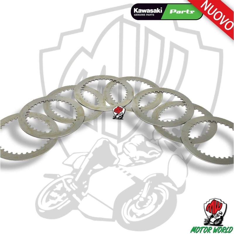 KIT 8 DISCHI FRIZIONE IN FERRO ORIGINALI KAWASAKI Z 750 Z750 / E 2007 2008 2009