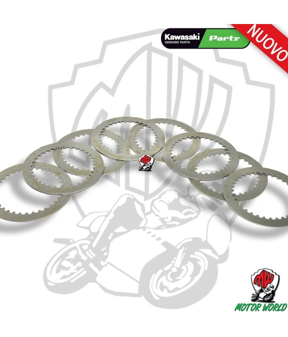 KIT 8 DISCHI FRIZIONE IN FERRO ORIGINALI KAWASAKI Z 750 Z750 / E 2007 2008 2009