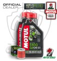 KIT TAGLIANDO 2 LITRI OLIO MOTUL 5100 10W50 FILTRO Suzuki AN 400 Burgman 2006