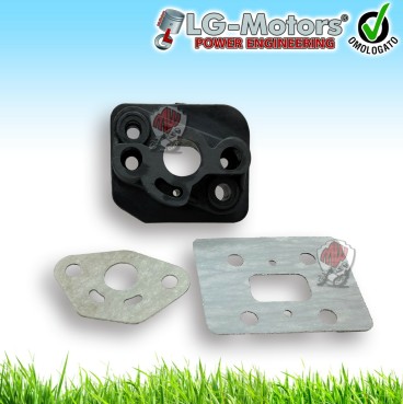 KIT COLLETTORE ASPIRAZIONE + GUARNIZIONI MOTORE A SCOPPIO ATOMIZZATORE  25  CC