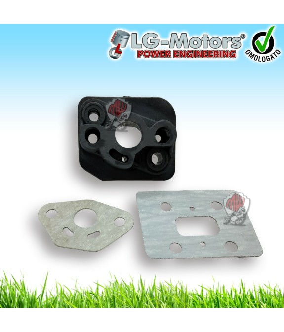 KIT COLLETTORE ASPIRAZIONE + GUARNIZIONI MOTORE A SCOPPIO ATOMIZZATORE  25  CC