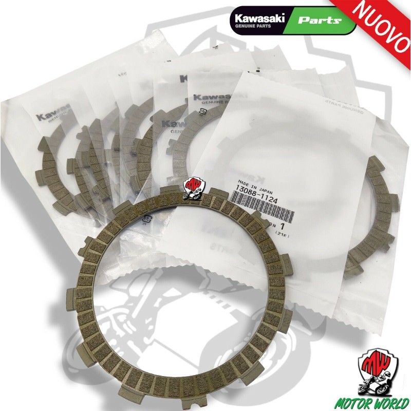 KIT 9 DISCHI FRIZIONE GUARNITI ORIGINALI KAWASAKI Z 800 Z800 / E 2015 2016