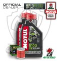 KIT TAGLIANDO 2 LITRI OLIO MOTUL 5100 10W40 FILTRO Suzuki AN 400 Burgman 2006 
