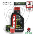 KIT TAGLIANDO 1 LITRO OLIO MOTUL 5000 10W40 FILTRO Suzuki AN 400 Burgman 2006
