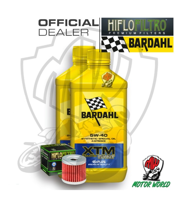 KIT TAGLIANDO 2 LITRI OLIO BARDAHL XTM 5W40 FILTRO Suzuki  AN 400 Burgman