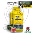 KIT TAGLIANDO 2 LITRI OLIO BARDAHL XTM 5W40 FILTRO Suzuki  AN 400 Burgman