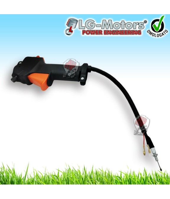 ACCELERATORE MANETTA GAS COMPLETO X DECESPUGLIATORE ASTA CANNA D.26 UNIVERSALE