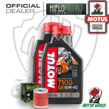 KIT TAGLIANDO 2 LITRI OLIO MOTUL 7100 10W40 FILTRO Suzuki AN 400 Burgman 2006