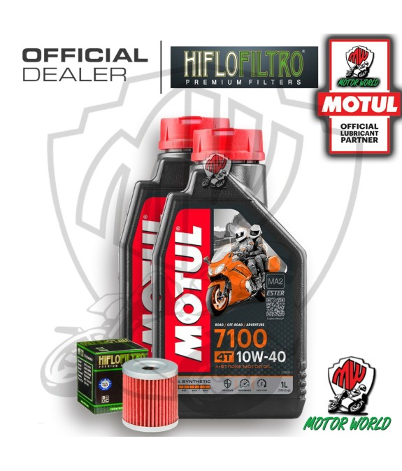 KIT TAGLIANDO 2 LITRI OLIO MOTUL 7100 10W40 FILTRO Suzuki AN 400 Burgman 2006