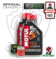 KIT TAGLIANDO 2 LITRI OLIO MOTUL 7100 10W40 FILTRO Suzuki AN 400 Burgman 2006