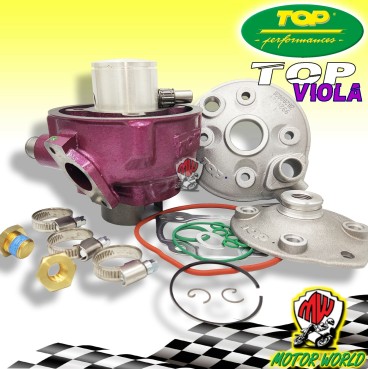 CILINDRO TOP VIOLA 70 CC due PLUS 2 YAMAHA JOG R LC 50 2012 2013 2014 2015 