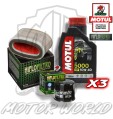 KIT TAGLIANDO 3 LT OLIO MOTUL 5000 10W40 FILTRI Honda VT 750 S 2011 2012 2013