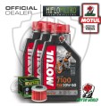 KIT TAGLIANDO 3 LT OLIO MOTUL 7100 20W50 FILTRO  Polaris 325 Ranger ETX 2016