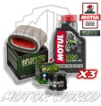 KIT TAGLIANDO 3 LT OLIO MOTUL 5100 10W40 FILTRI Honda VT 750 S 2011 2012 2013