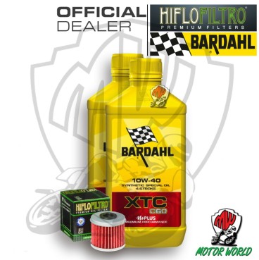 KIT TAGLIANDO 2 LT OLIO BARDAHL XTC C60 10W40 FILTRO Polaris 325 Ranger ETX 2016