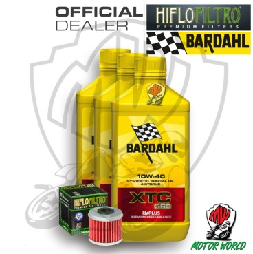 KIT TAGLIANDO 3 LT OLIO BARDAHL XTC C60 10W40 FILTRO Polaris 325 Ranger ETX 2016