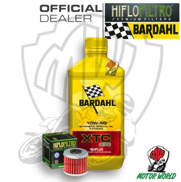 KIT TAGLIANDO 1 LT OLIO BARDAHL XTC C60 10W40 FILTRO Polaris 325 Ranger ETX 2016