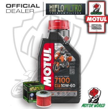 KIT TAGLIANDO 1 LT OLIO MOTUL 7100 10W60 FILTRO Honda CRF 450 XRL 2015 2016