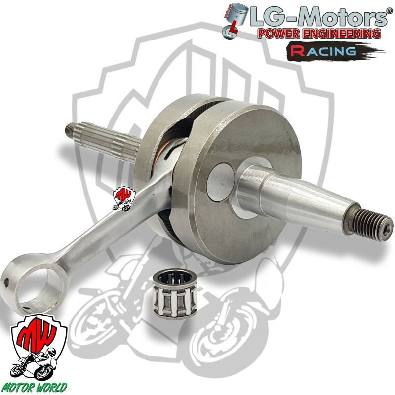 ALBERO MOTORE SPALLE PIENE BIELLA CROMATA MOTORI PIAGGIO GILERA 50 2T