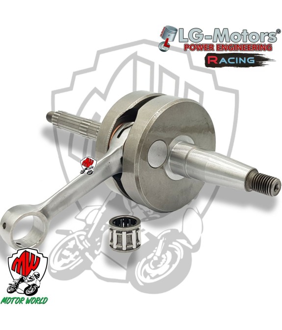 ALBERO MOTORE SPALLE PIENE BIELLA CROMATA MOTORI PIAGGIO GILERA 50 2T