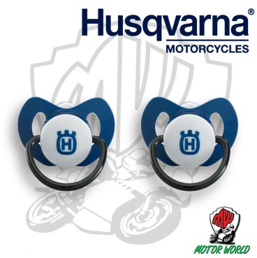KIT COPPIA 2 PZ CIUCCI CIUCCIO ORIGINALE HUSQVARNA BAMBINO IDEA REGALO 