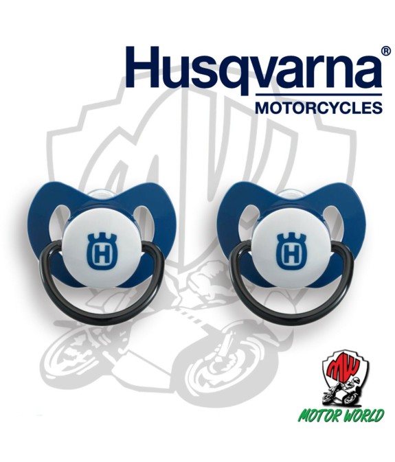 KIT COPPIA 2 PZ CIUCCI CIUCCIO ORIGINALE HUSQVARNA BAMBINO IDEA REGALO 
