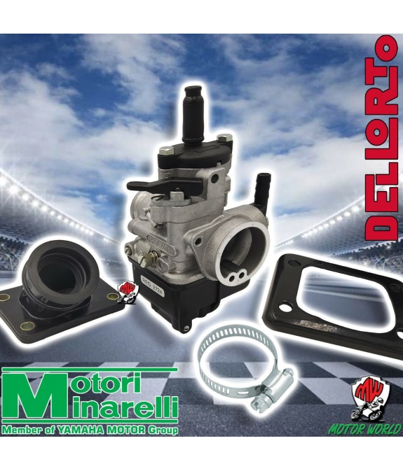 CARBURATORE DELL'ORTO PHBL 24 BS CON COLLETTORE MOTORI MINARELLI AM345 AM6