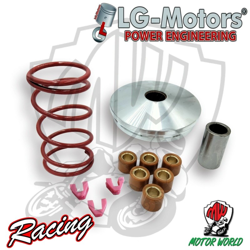 Kit Variatore RACING con Rulli Molla Completo TIPO MHR PIAGGIO GILERA APRILIA