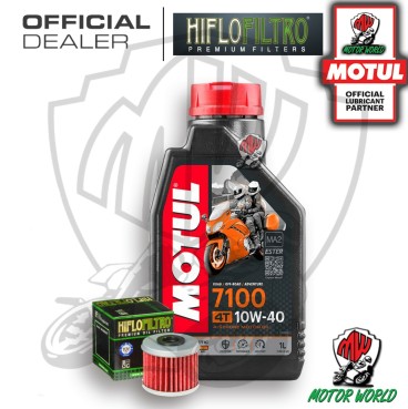KIT TAGLIANDO 1 LT OLIO MOTUL 7100 10W40 FILTRO Husqvarna  TXC 310 R 2013 2014