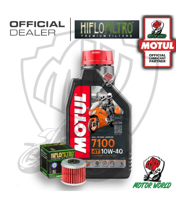 KIT TAGLIANDO 1 LT OLIO MOTUL 7100 10W40 FILTRO Husqvarna  TXC 310 R 2013 2014