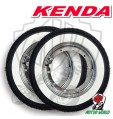 Ruote Vespa 50 Special Kenda K333 fascia bianca 3 00 10 50J COPPIA PIAGGIO