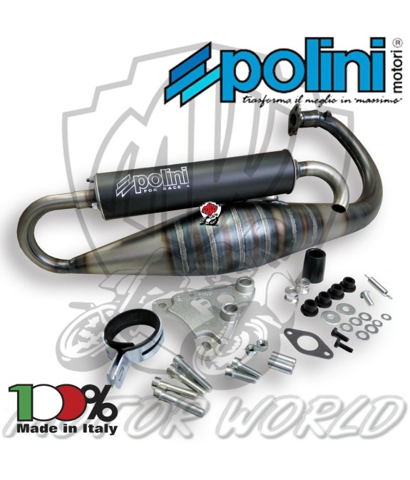 200.0298 MARMITTA SCARICO POLINI FOR RACE4 MBK BOOSTER 50 SPIRIT