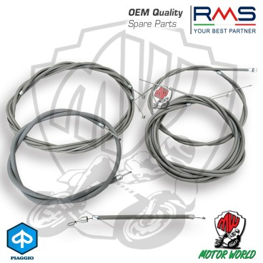KIT 7 CAVI + GUAINE PIAGGIO VESPA 50 SPECIAL R L N ET3 50 125