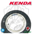 KIT GOMMA PNEUMATICO KENDA 3.00 10 50J TIPO S83 + CERCHIO CROMATO PIAGGIO VESPA