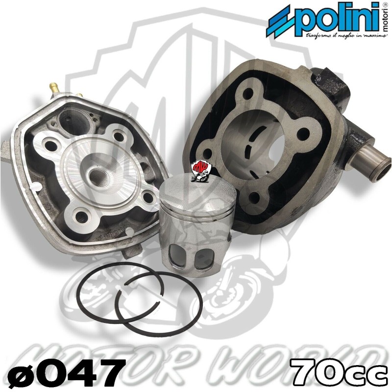 GRUPPO TERMICO POLINI 70 CC D.47 MINARELLI ORIZZONTALE YAMAHA AEROX R 50 2000