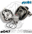 GRUPPO TERMICO POLINI 70 CC D.47 MINARELLI ORIZZONTALE YAMAHA AEROX R 50 2000
